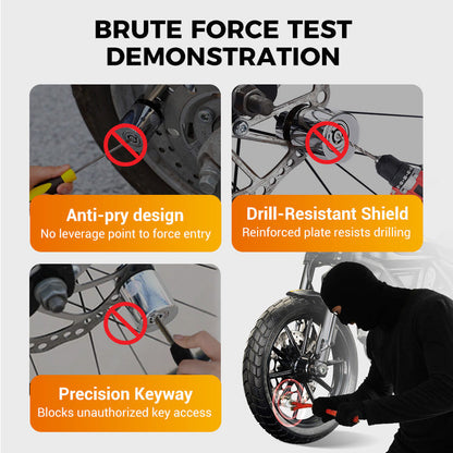 🔒 Anti-Theft Disc Brake Lock – Heavy-duty steel & quick fit ✨