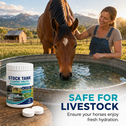 Fast-Dissolving Livestock Water Tank Cleaning Tablets