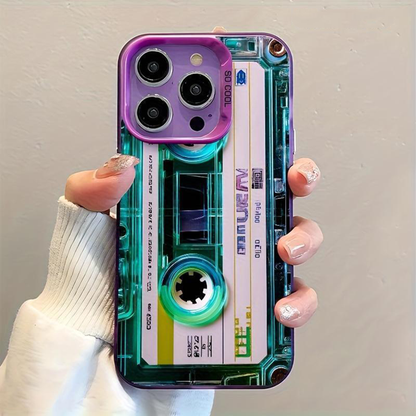 🔥Limited Time 50% Off✨Unique blue-green transparent tape phone case