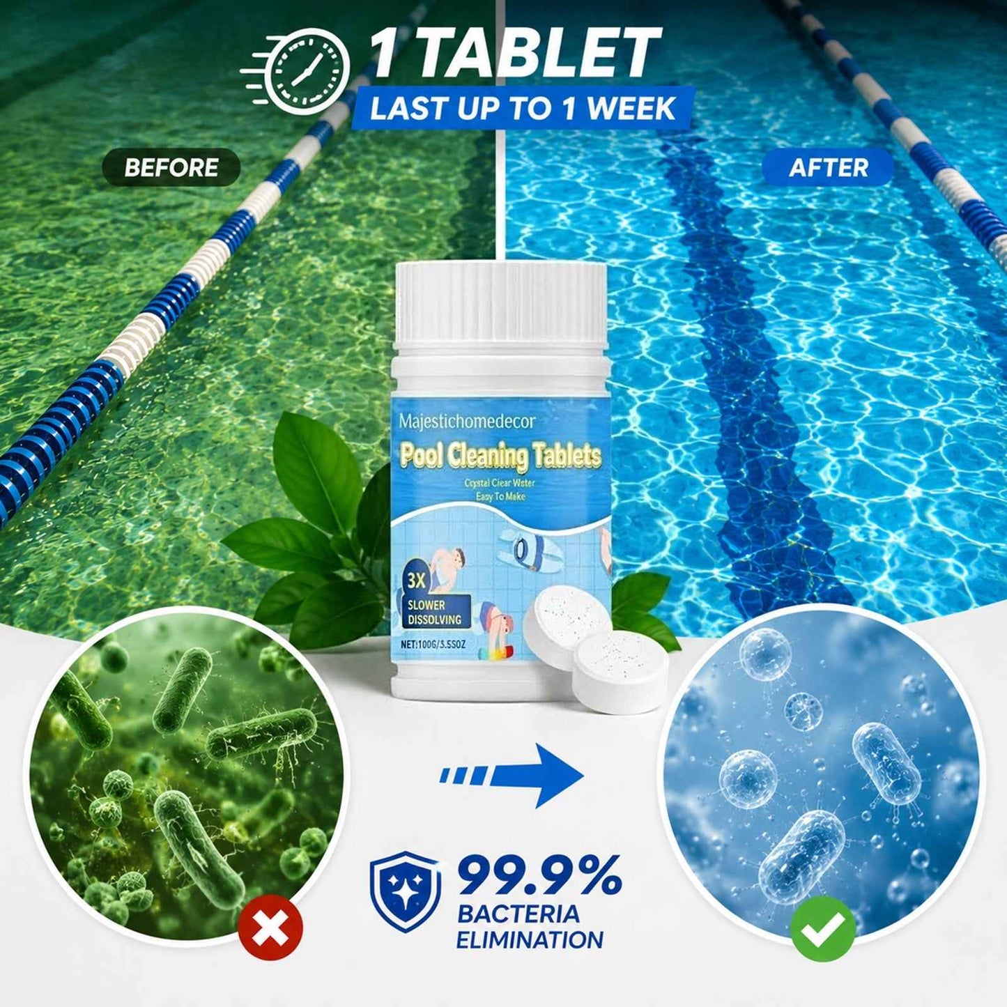 The Next-Gen Pool Purifier is here ✨ Stronger Algae Control, Gentle & Safe for Kids! 👨‍👩‍👧‍👦