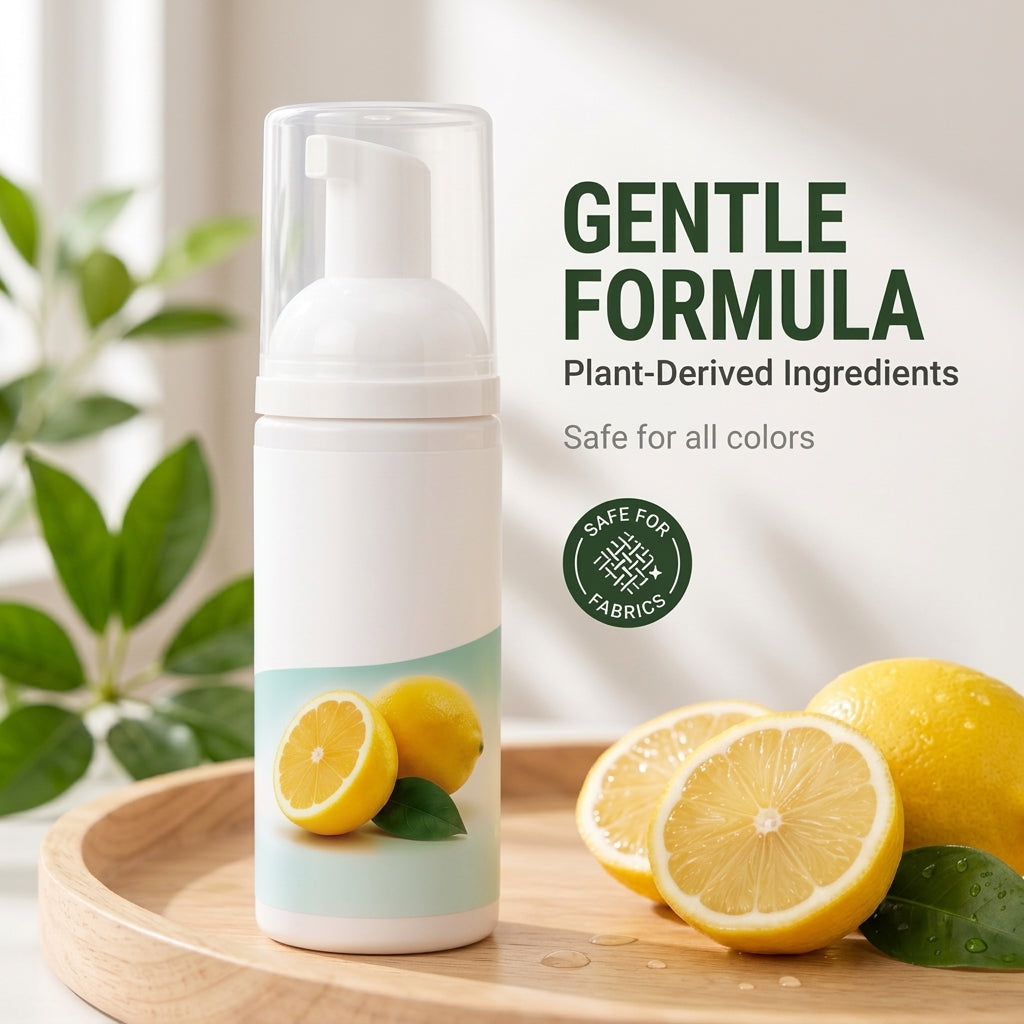 ⏳🔥LIMITED-TIME 50% OFF! ⏰Scented Foam Cleaner - Lemon Scent, Multi-purpose Gentle Stain Remover for Home, Kitchen, and Bathroom