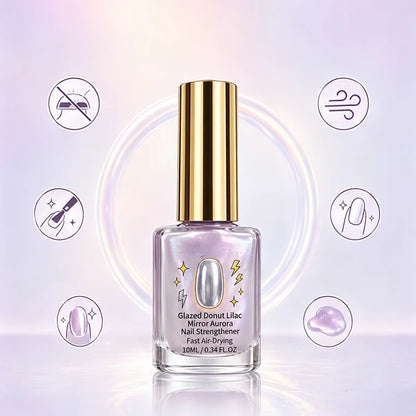 Lilac Glossy Mirror Nail Strengthener