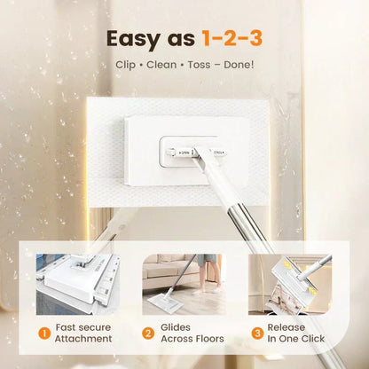 💥💥1+4 FREE!🧹🔥Dust Mop – Practical, Effective & Reusable