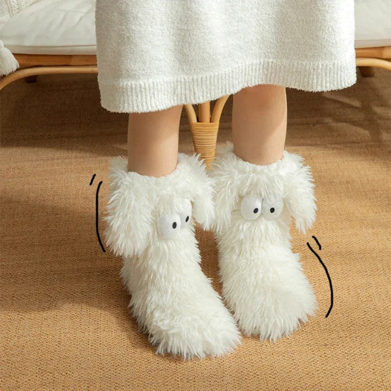 🧦 Women's Cozy Plush Slipper Socks | Warm Fleece Anti-Slip for Cozy Winter Days At Home❄️