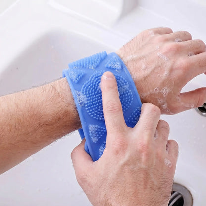 Silicone Bath Brush – Double-Sided Exfoliating Back Scrubber