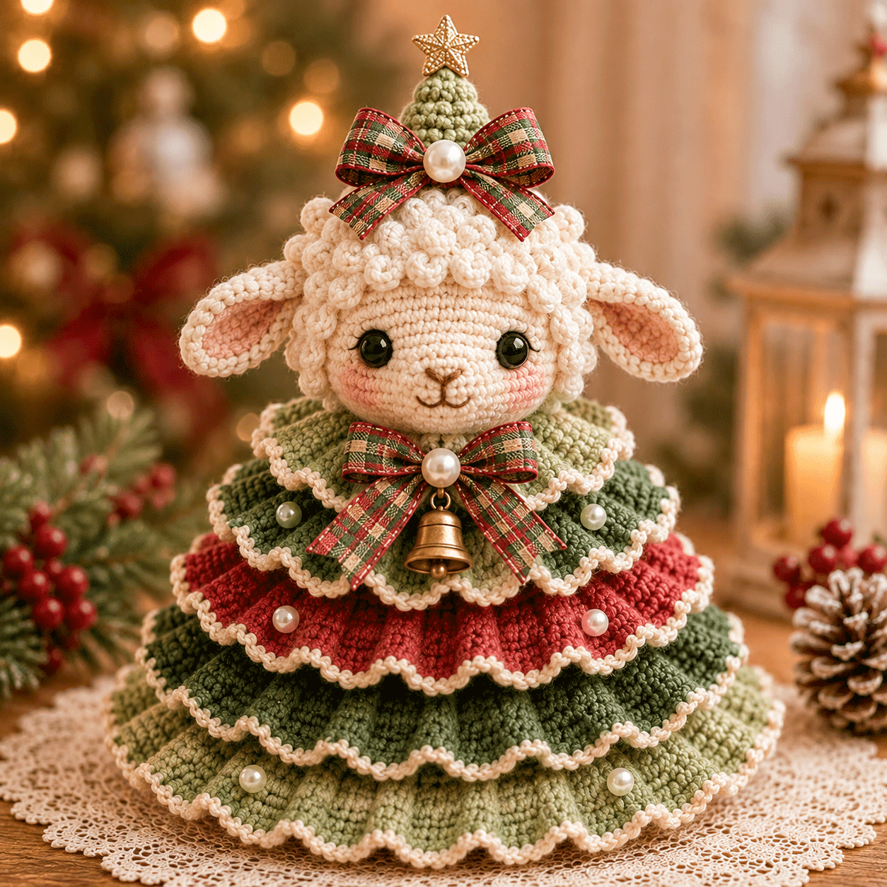 🔥LAST DAY 49% OFF - 🎄Crochet Animal Christmas Tree DIY Kit – Stitch a Little Christmas Magic