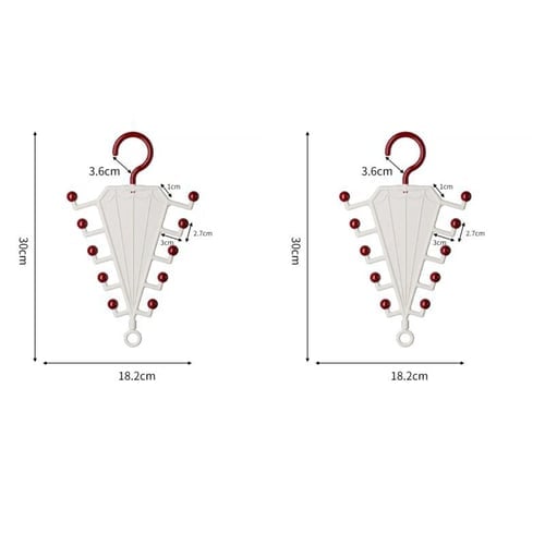 ⏳Limited-time ⏰- Multi-Functional V-Shaped Double Sided Hanger Storage Rack