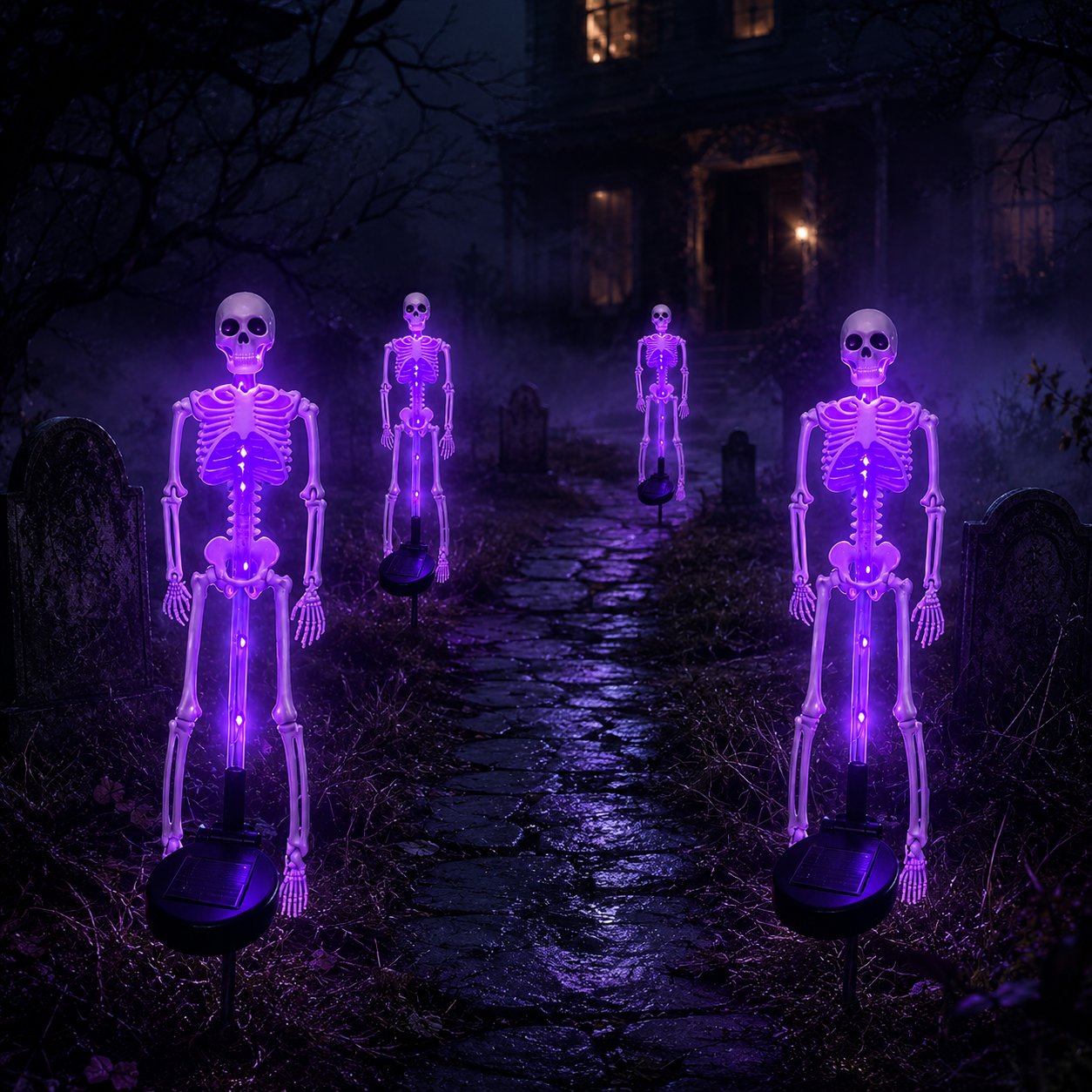 🔥HOT SALE🔥💀 Solar Skeleton Yard Stake