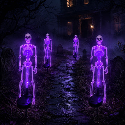🔥HOT SALE🔥💀 Solar Skeleton Yard Stake