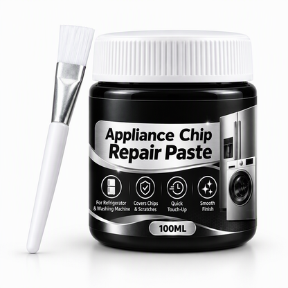 Restore Appliance Scratches Instantly! Silver & Black Repair Paste