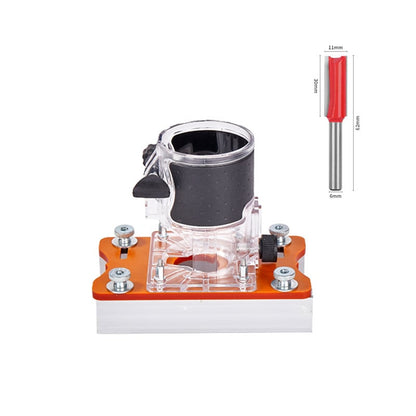 🔥Limited-time Sale🛠️Versatile 2-in-1 invisible fastening nut slotting base for woodworking routers and trimming applications.