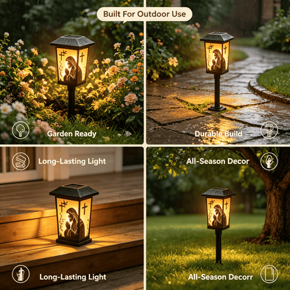 ✝️ Faith Garden Solar Light — Illuminate Your Garden With Faith, Hope & Heavenly Warmth ✨