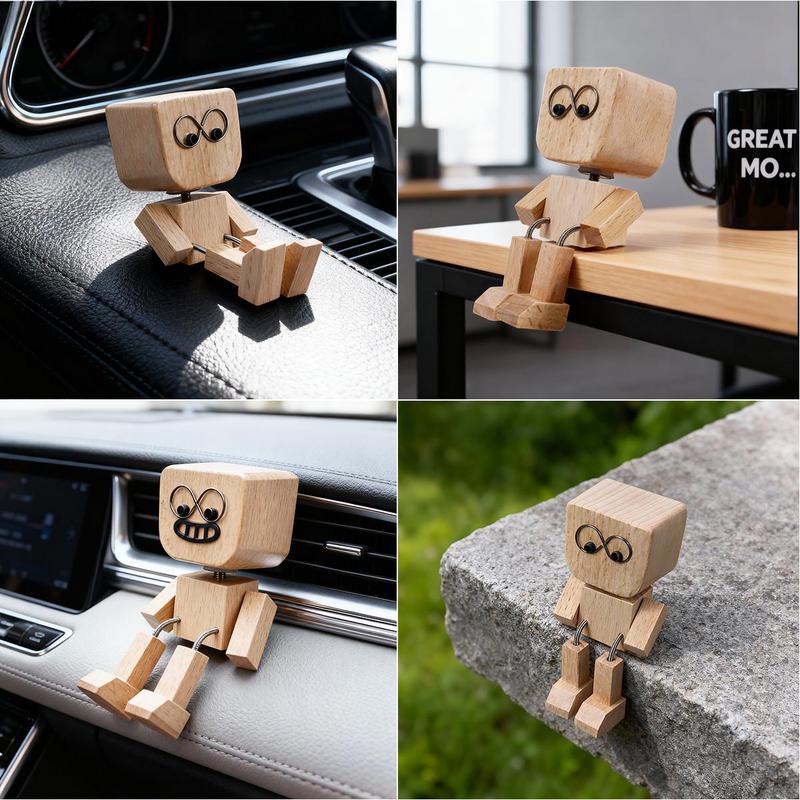 🔥Last Day 50% OFF🔥Shaking Wooden Man Ornament