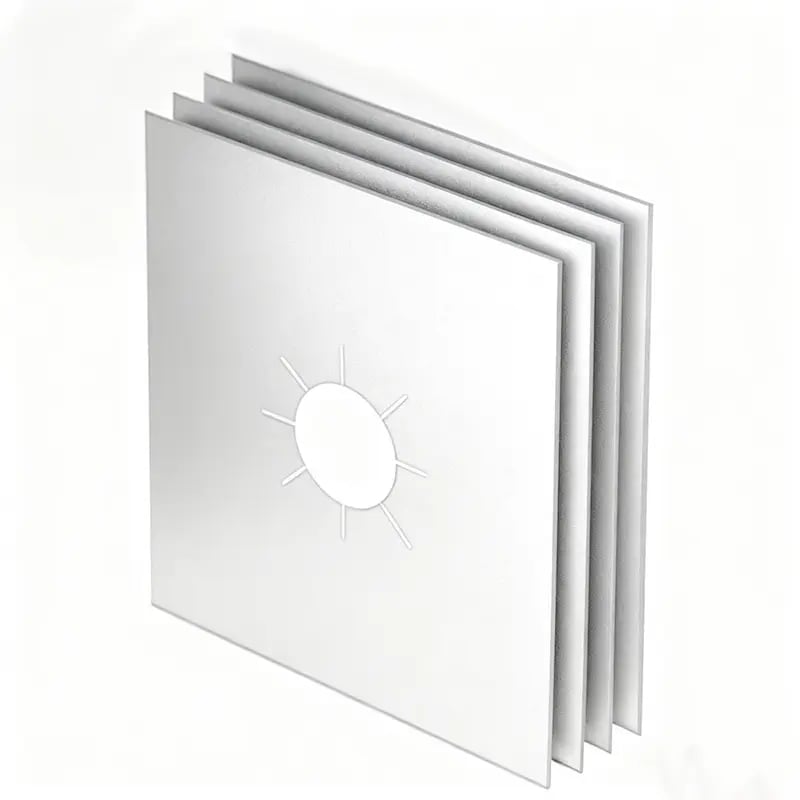 🥘 Reusable Gas Stove Burner Liners♻️ (Set of 4)
