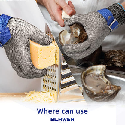 🧤 52% OFF NOW! 🥩 Stainless Steel Mesh Glove – Highest A9 cut level – Perfect for butchers & chefs – no more knife accidents! 🔪🚫