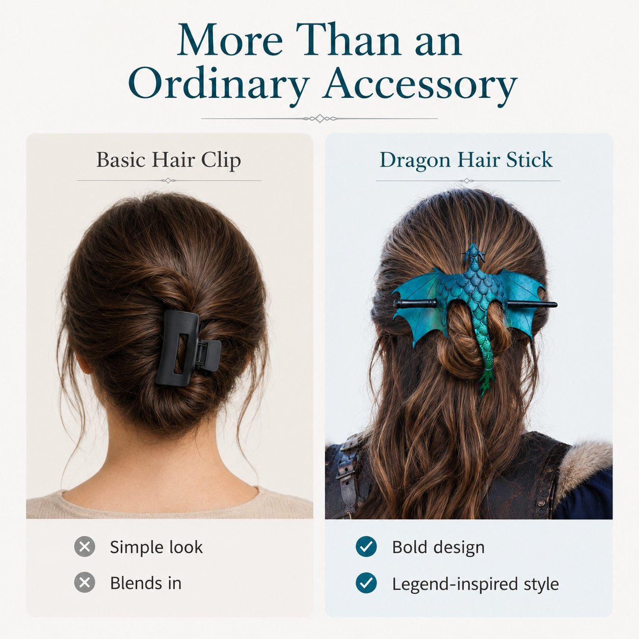🔥LAST DAY 49% OFF - 🐉Medieval Dragon Hair Stick