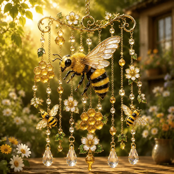 🐦🎐Last Day 49% OFF -🐦🎐 Bring Your Garden to Life! Graceful Hummingbird Wind Chime — Sparkling Suncatcher & Soothing Melodies