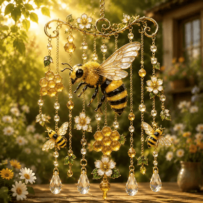 🐦🎐Last Day 49% OFF -🐦🎐 Bring Your Garden to Life! Graceful Hummingbird Wind Chime — Sparkling Suncatcher & Soothing Melodies