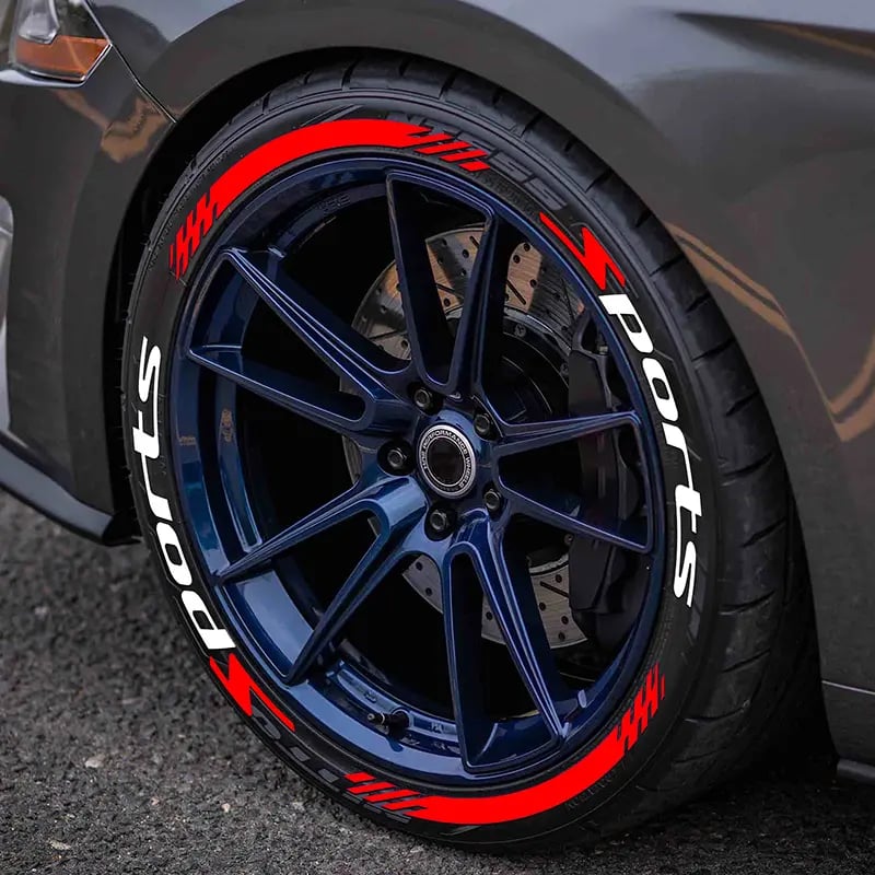 🚗4 Counts/set Car Wheel Hub Decals for 4 Tires