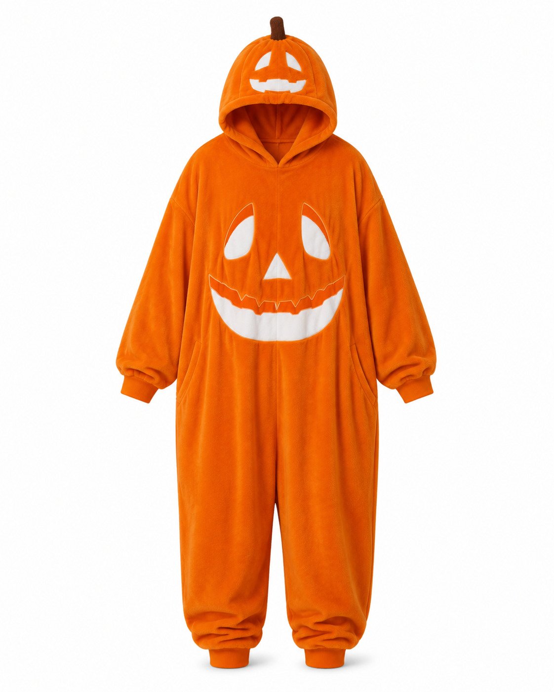 🎃🖤Pumpkin Jack-O’-Lantern Hooded Onesie Costume
