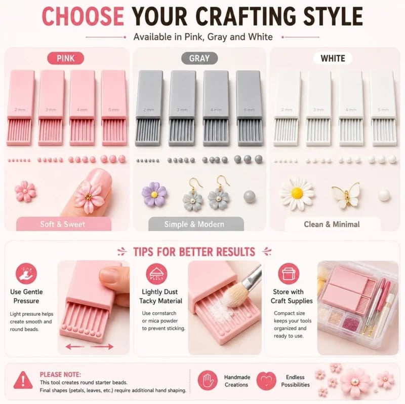 🥳2026 HOT SALE🥳💞50K+ SOLD!🔮✨🎨 3D Printed Clay Ball Maker – Perfect Mini Balls in Seconds ✨