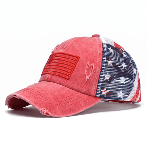 🔥Bold Freedom Ponytail Cap
