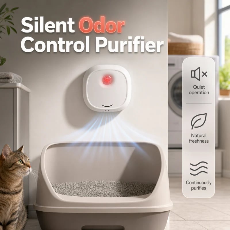 🌬️Say goodbye to unpleasant odors with it! Smart Quiet Pet Odor Eliminator
