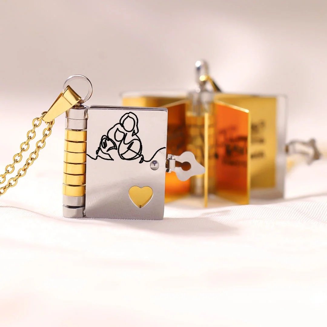 📍For Granddaughter - The Most Beautiful Chapter Book Necklace