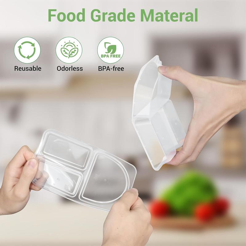 🍱20 Pack Reusable Snack Containers