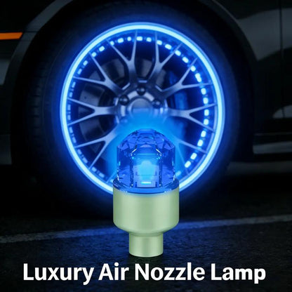 🌈 4 Pcs LED wheel light,Waterproof Luminous Car Tire Valve Caps