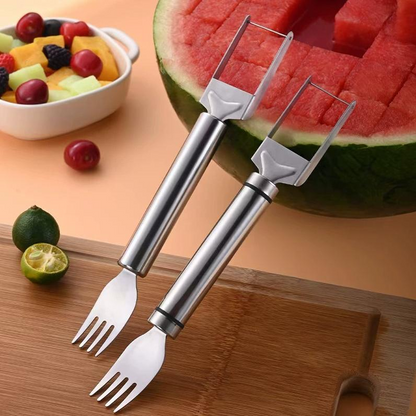 🎁Buy 1 Get 1 Free🍉Upgraded Watermelon Fork Slicer Cutter Tool