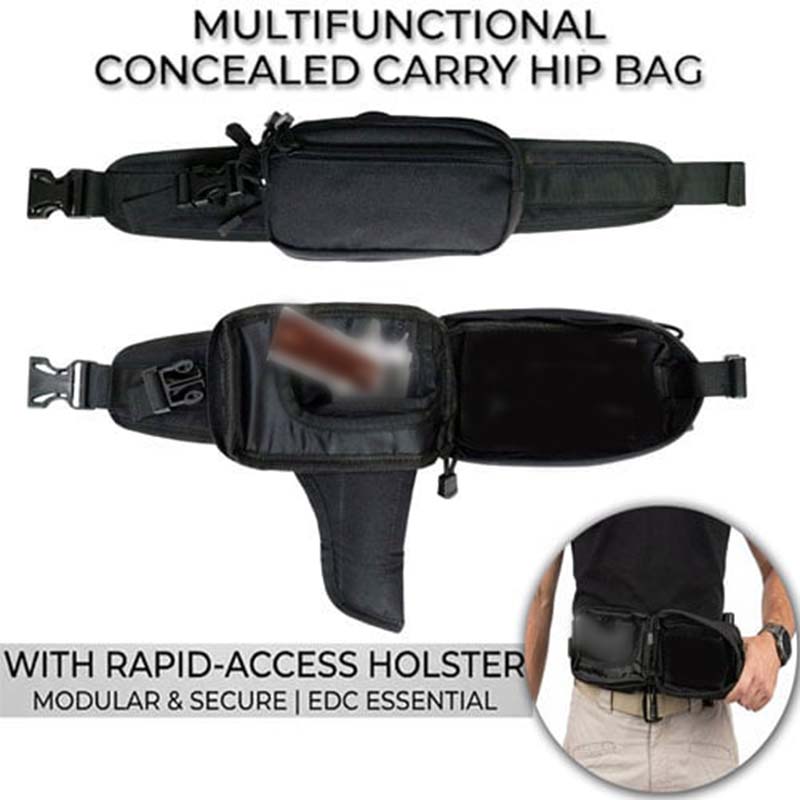 ⚡Hot Sales 49% OFF🔥Multifunctional Concealed Carry Hip Bag with Rapid-Access Holster