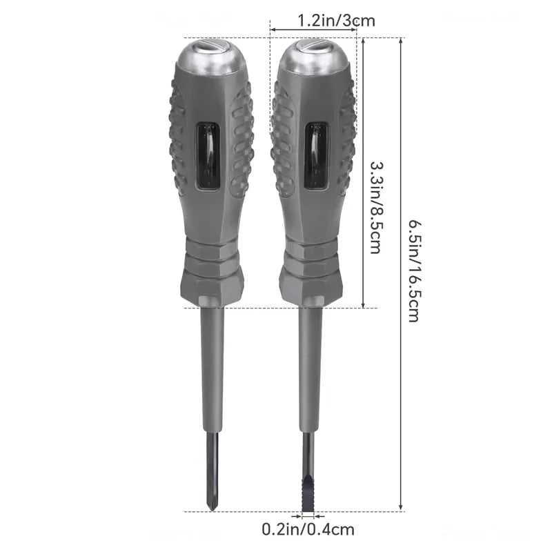 🔥Hot Sale 49% off⚡2PCS Voltage Tester Screwdriver Set - Multifunctional