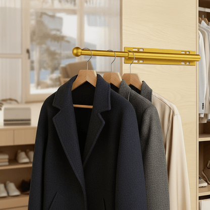 2026🗄️Valet Rod for Closet Pull Out