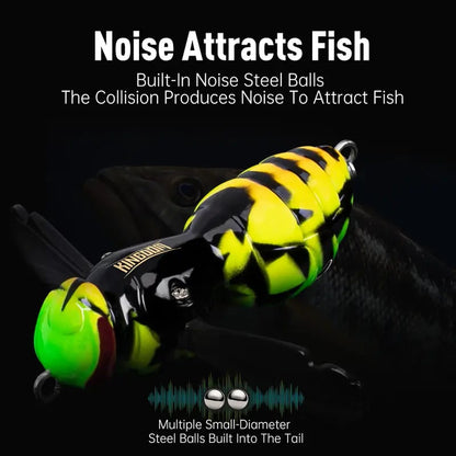 🔥  🐝 Bionic Wasp Topwater Lure That Triggers Explosive Strikes