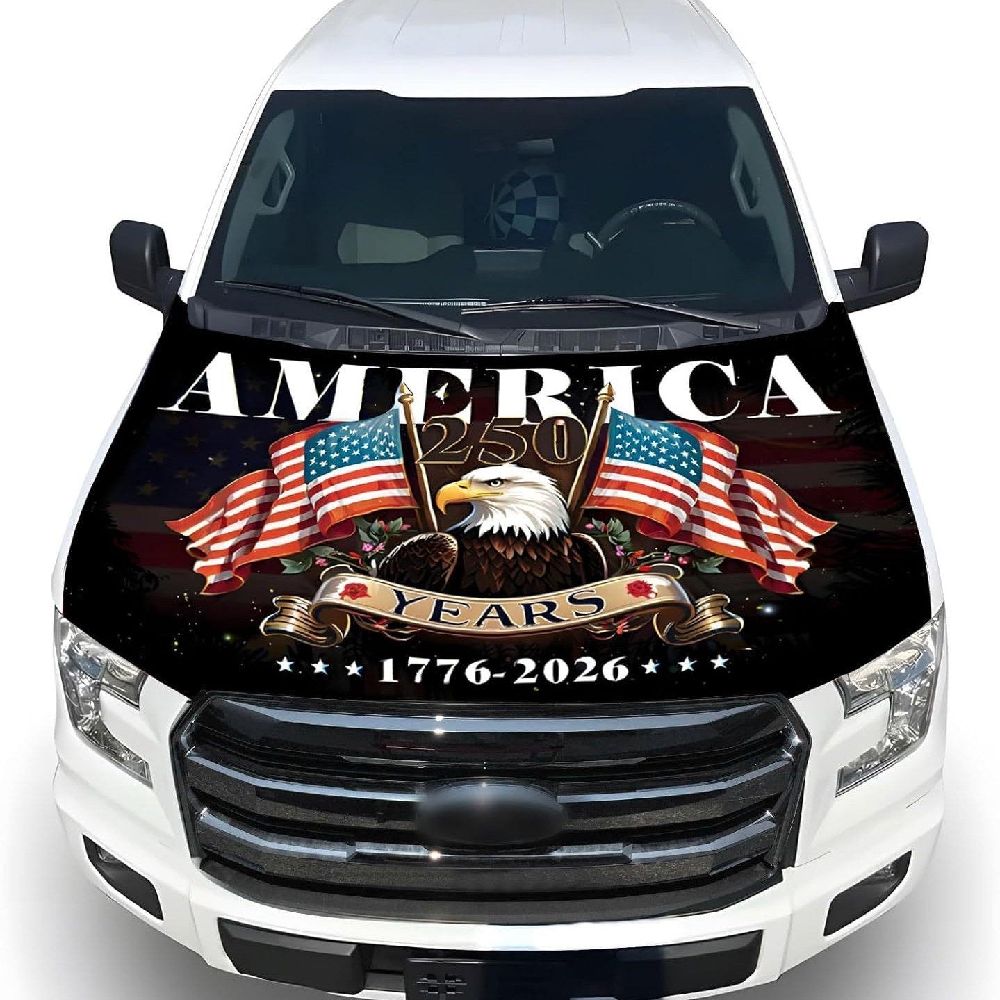 🌟🎉US Independence Day Car Hood Cover