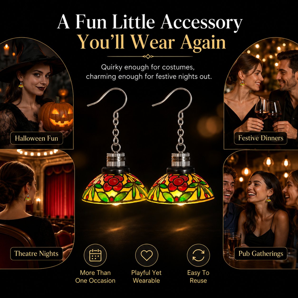 Light-Up Chandelier Earrings | The Perfect Party Accessory For Fun Nights & Special Moments