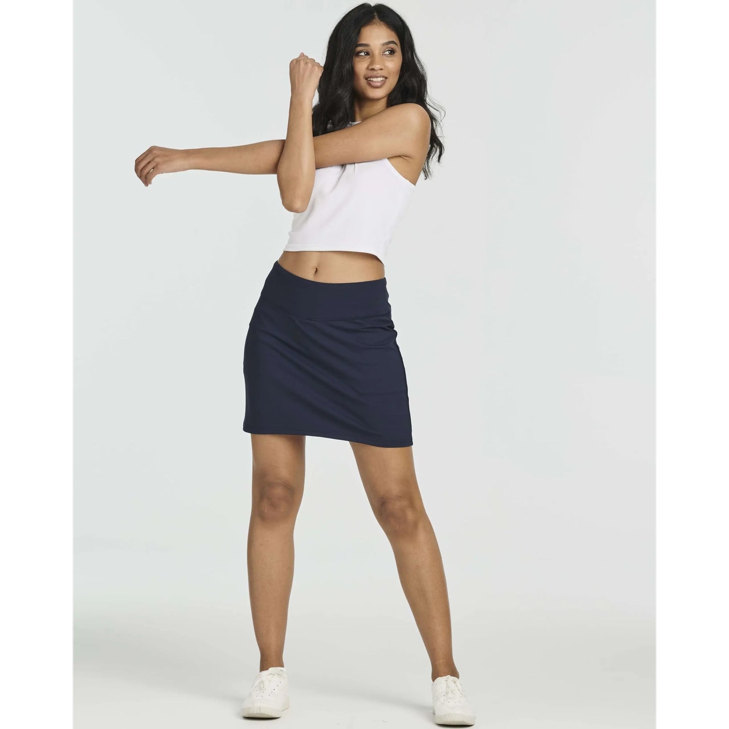 💝💝Real Essentials 3 Pack: Women's 16" Active Skort Skirt Pockets - Running Tennis Golf Gym (Available in Plus)