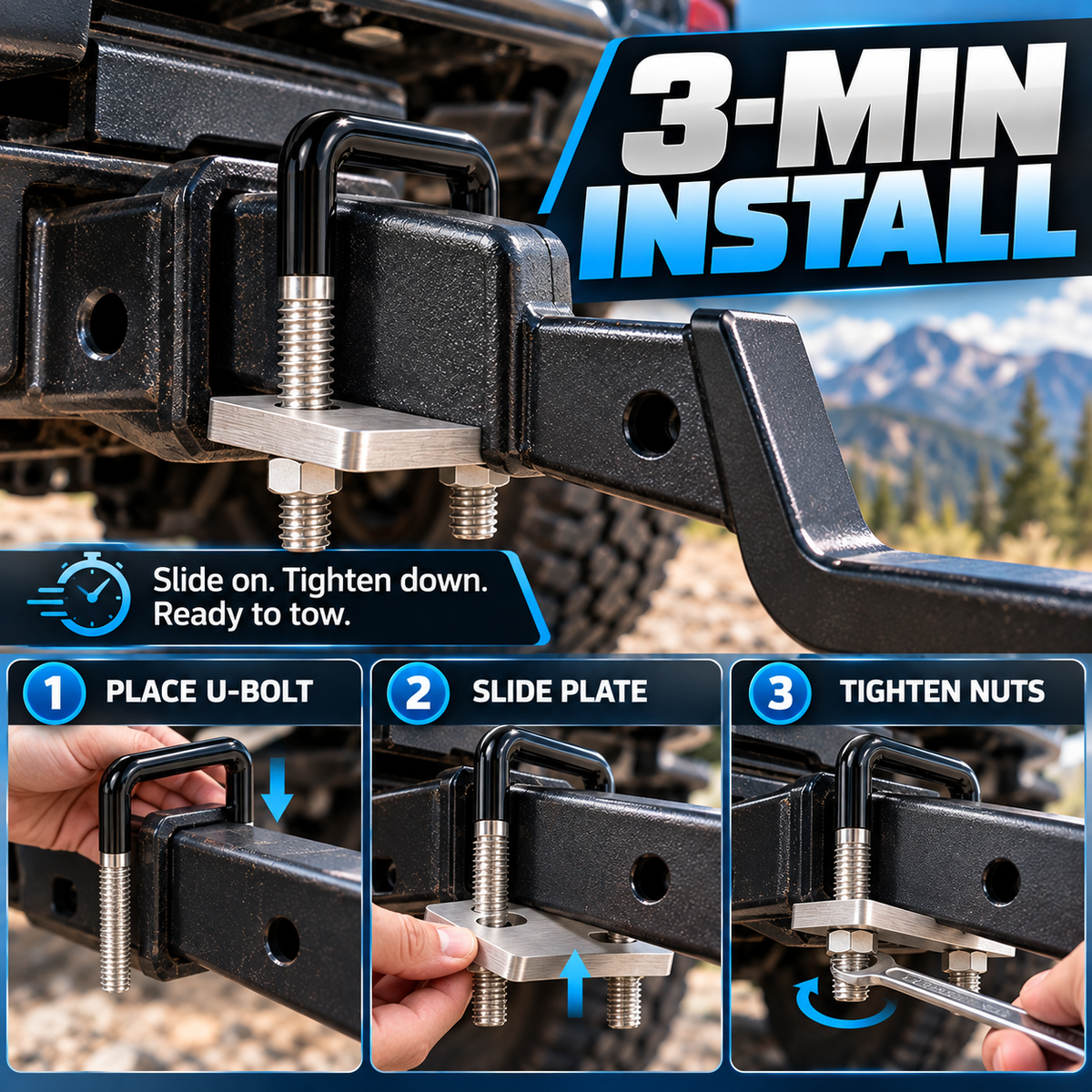 Ultimate Trailer Hitch Tightener & Anti-Rattle Stabilizer 🛡️