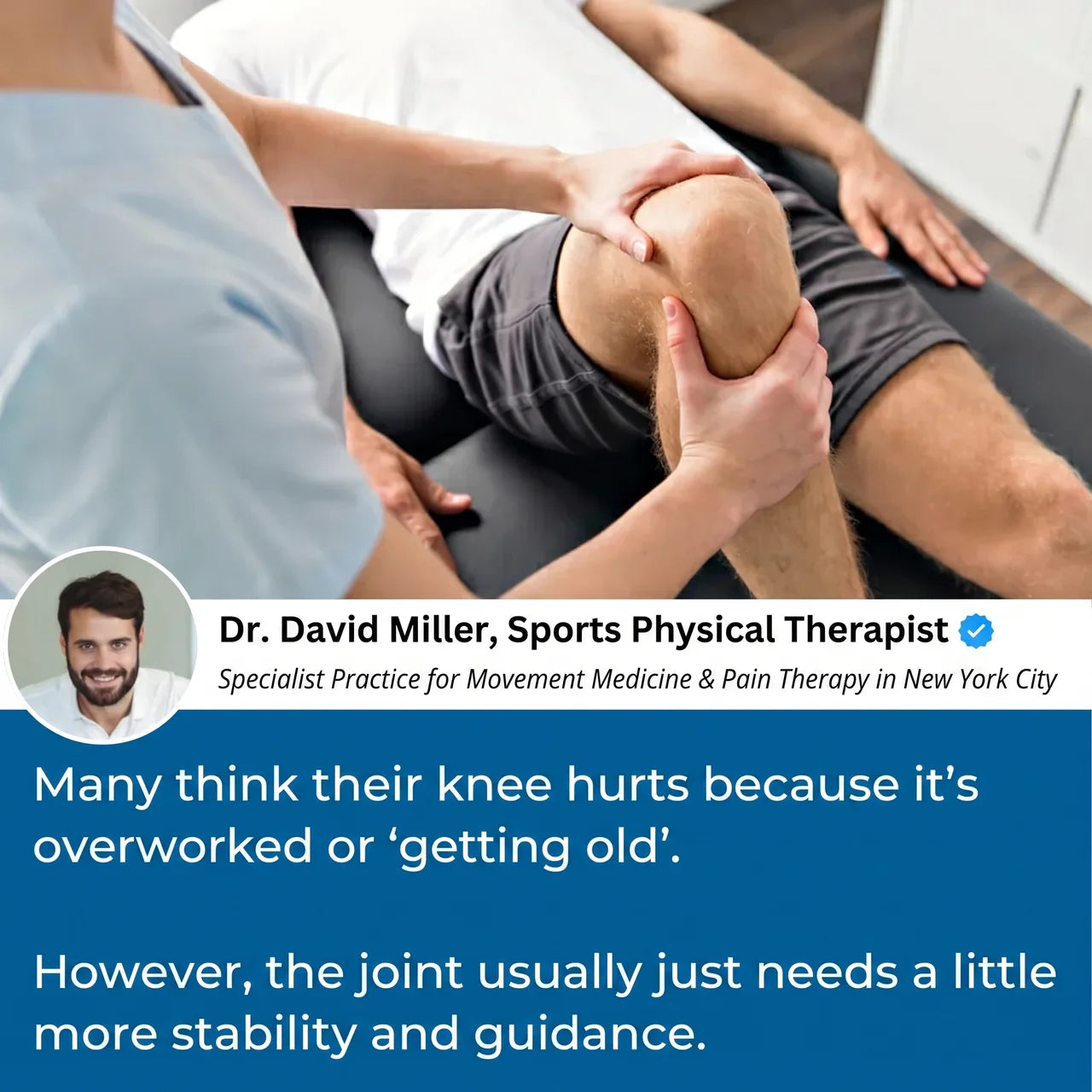 Pre-Cut Knee Support That Moves With You