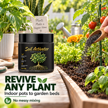 🪴 All-in-One Organic Soil Activator for Thriving Roots & Lush Greenery