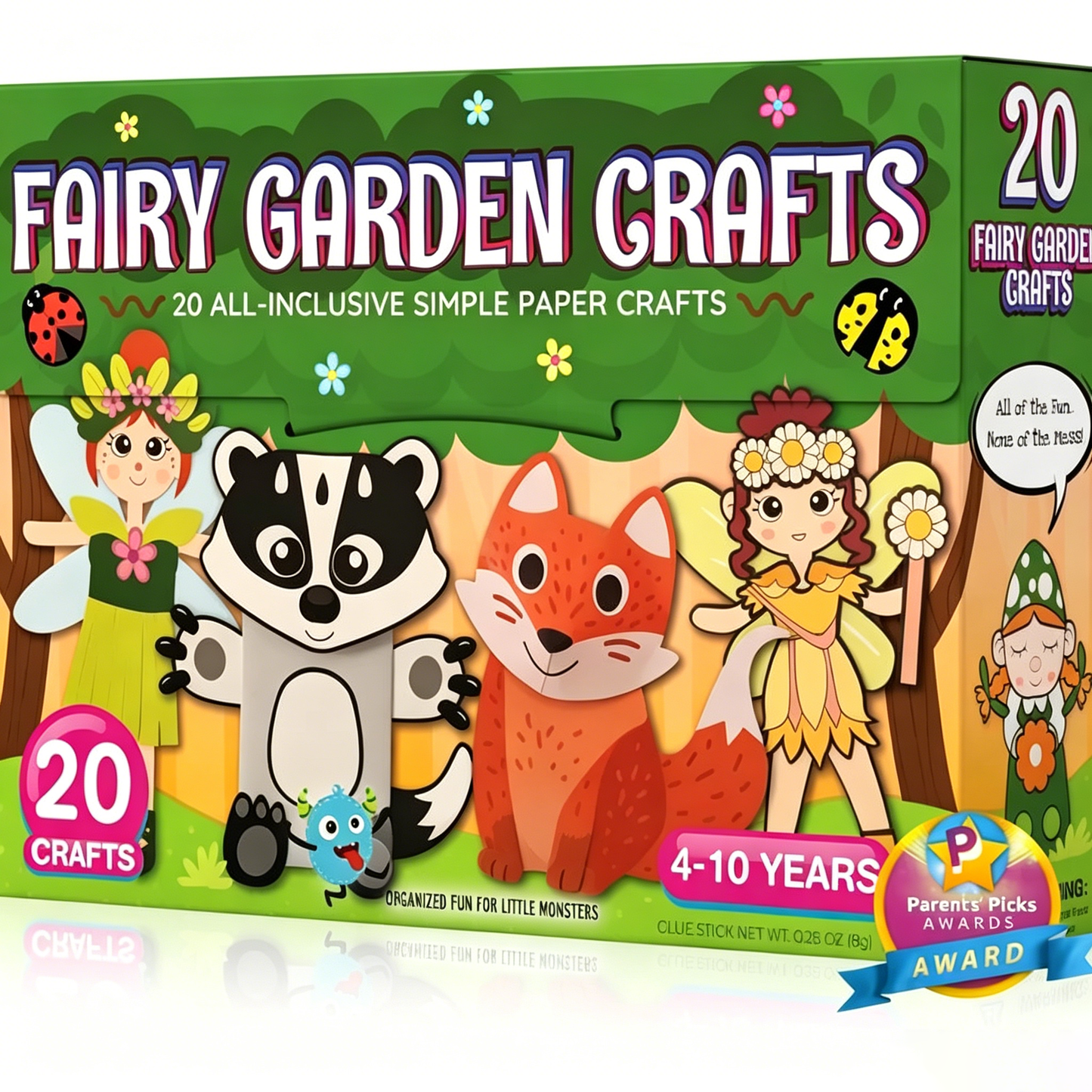 🎨❤️ 20 Princess & Unicorn Crafts in a Box – Fun Mess-Free DIY Kit for Kids Ages 3–8