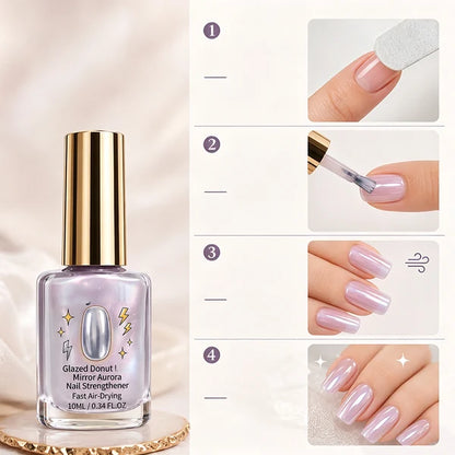 Lilac Glossy Mirror Nail Strengthener