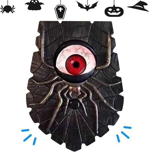 🔥 Halloween Early Discount 50% OFF🎃Halloween Spider One Eyed Doorbell