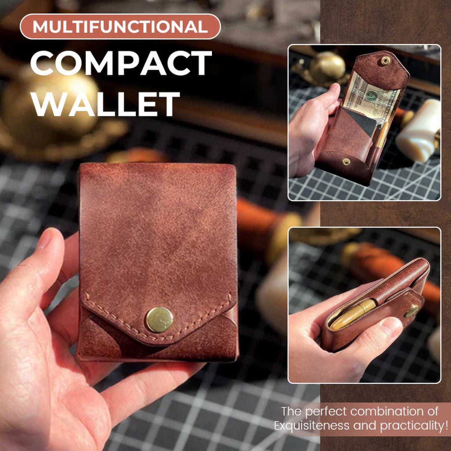 🎁🎉Only $19.90 This Week🌟🎉Retro PU Leather Wallet
