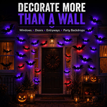 🦇 Halloween Sale: 3D LED Flying Bat Wall Decor – Create a Spooky Atmosphere in Minutes
