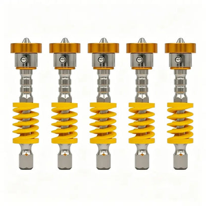 ⚡ 5-Pack Spring-Loaded Magnetic Screwdriver Bits | Quick-Release Positioning Drill Bits