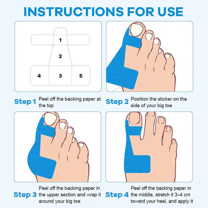 👣Pre-cut Bunion Corrector Kinesiology Tape
