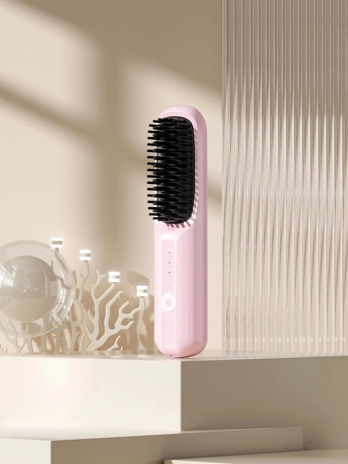 📍USB Cordless Negative Ion Hair Straightening Comb