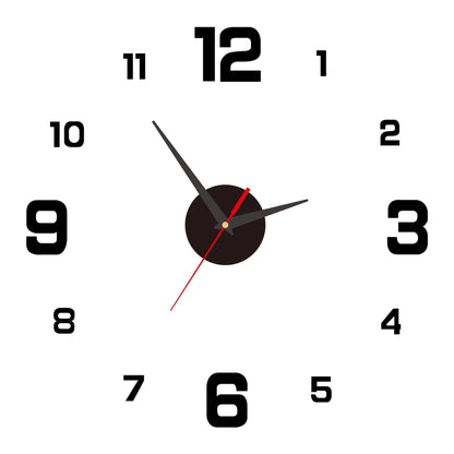 🥳2026 HOT SALE🥳⏰3D DIY Luminous Acrylic Wall Clock Set